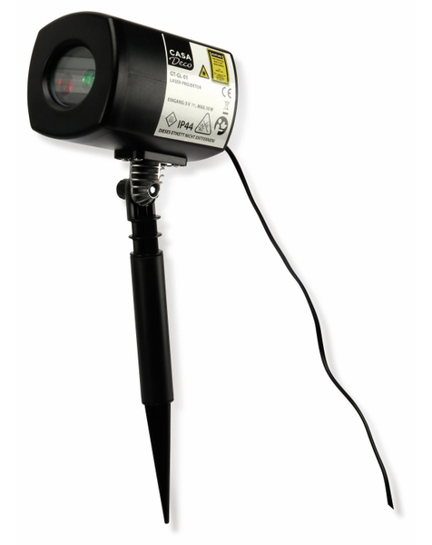 Laser-Projektor TR-GL-01; 230V~, schwarz, B-Ware