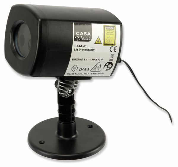 Laser-Projektor TR-GL-01; 230V~, schwarz, B-Ware - Produktbild 3
