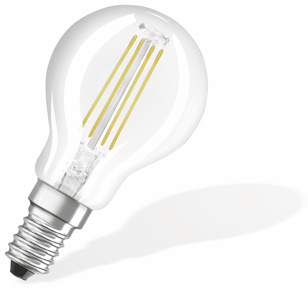 OSRAM LED-Lampe BASE CLASSIC P, E14, EEK: E, 4 W, 470 lm, 2700 K, 5 Stk. - Produktbild 2