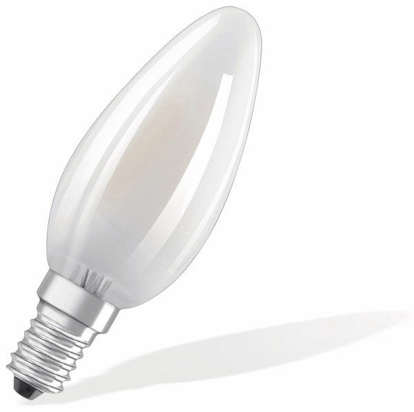OSRAM LED-Lampe BASE CLAS A, E14, EEK: E, 4W, 470 lm, 2700 K, 5 Stk. matt - Produktbild 2