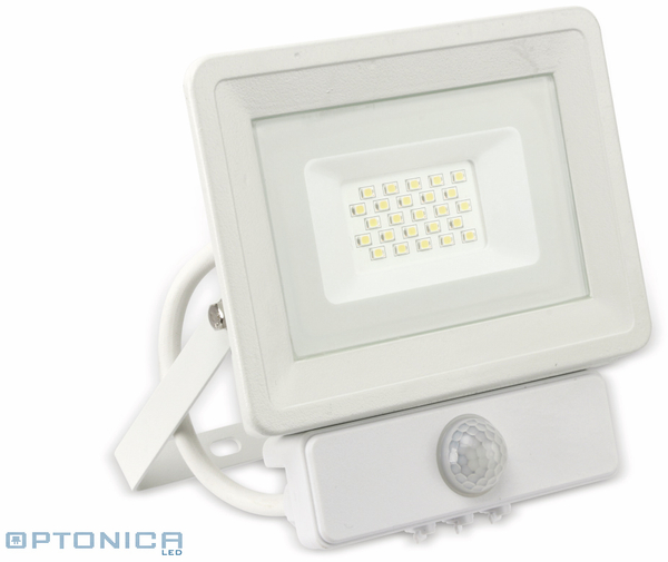 Optonica LED-Fluter, Bewegungsmelder FL5846, EEK: G, 20 W, 2700K, weiß