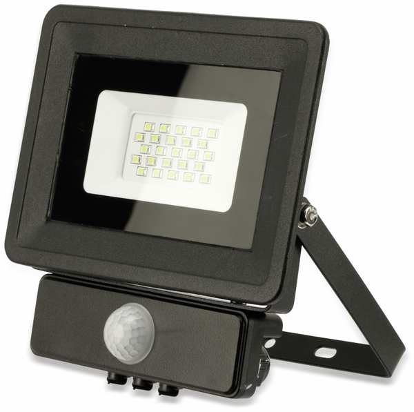 Optonica LED-Fluter, Bewegungsmelder FL5857, 20 W, 4500K, schwarz - Produktbild 2
