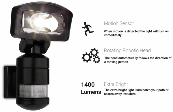 Smartwares LED-Sicherheitsleuchte FSL-80114, 16 W, 1400 lm, IP44 - Produktbild 10
