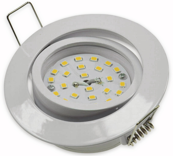 CHILITEC LED-Einbauleuchte &quot;Flat-32&quot; EEK F, 5 W, 420 lm, 2900 K, weiß, dimmbar - Produktbild 2