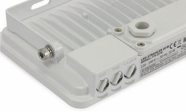 LED-Fluter, Bewegungsmelder, 779-20-W, 6500 k, 20W, EEK:A, weiß, B-Ware - Produktbild 4