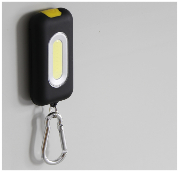 DAYLITE LED Schlüsselanhänger DP-COB315 KEYLIGHT, schwarz/gelb - Produktbild 3