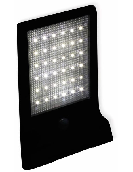 LED Solar-Außenleuchte DAYLITE WTT-1012, 36 LEDs, PIR, schwarz - Produktbild 4