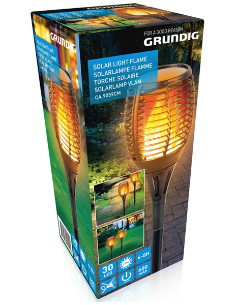 GRUNDIG Solar-Gartenfackel 590 mm - Produktbild 2