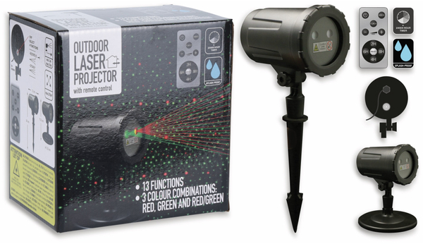 Laser-Projektor, Outdoor, 2-farbig
