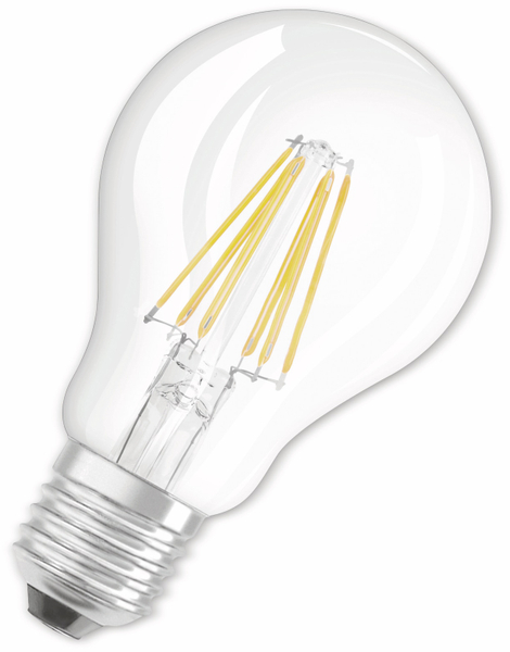 Osram LED-Lampe BASE CLAS A, E27, EEK: A++, 6W, 806 lm, 4000 K, 3 Stk. klar - Produktbild 2