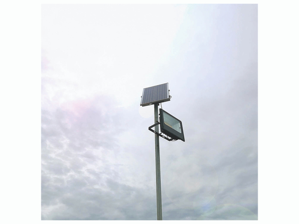 V-TAC Solar LED-Fluter VT-40 mit Fernbedienung, 16 W, 1050 lm, 4000 K, schwarz - Produktbild 6