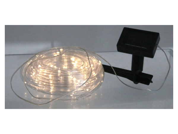 GRUNDIG Solar-Lichterkette 100 LEDs, warmweiß, 10m - Produktbild 3