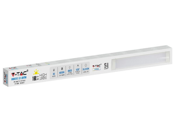 V-TAC LED-Deckenleuchte, 8330 (20363) EEK: D, 30 W, 4650 lm, 4000 K, 1200 mm - Produktbild 2