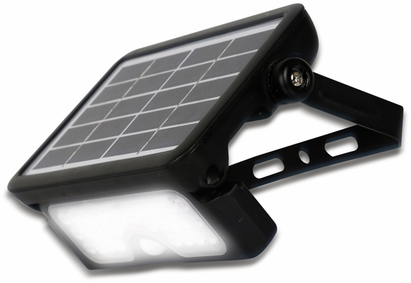 Luceco LED-Solar-Außenleuchte 5 W, 550 lm, 4000 K, schwarz - Produktbild 2