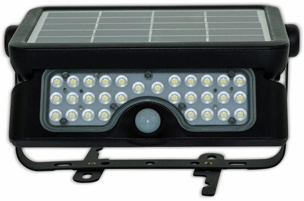 Luceco LED-Solar-Außenleuchte 5 W, 550 lm, 4000 K, schwarz - Produktbild 4