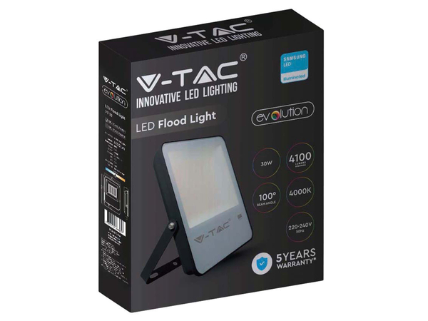 V-TAC LED-Fluter VT-52, High Lumen, 50 W, 6850 lm, 4000 K - Produktbild 2