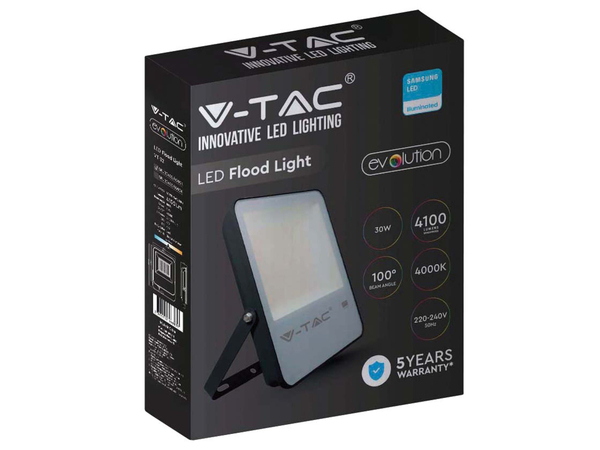 V-TAC LED-Fluter VT-52, High Lumen, 50 W, 6850 lm, 6500 K - Produktbild 2