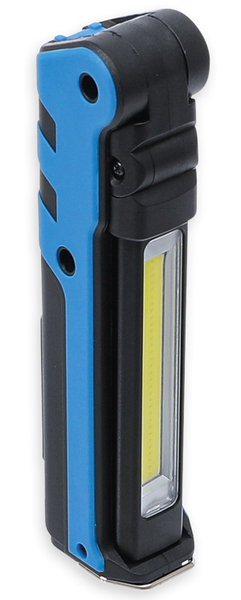 BGS TECHNIC LED-Knicklampe 85334, 3,7V, 2000 mAh, klappbar, blau/schwarz - Produktbild 2
