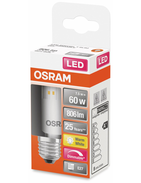 Osram LED-Lampe, E27, A+, 7,50 W, 806 lm, 2700 K - Produktbild 2