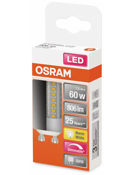 Osram LED-Lampe, GU10, A+, 7,50 W, 806 lm, 2700 K - Produktbild 2