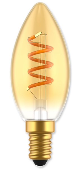 BLULAXA LED-Lampe, Vintage flex Filament, C35, 2,5W, 125lm, 1800K, gold