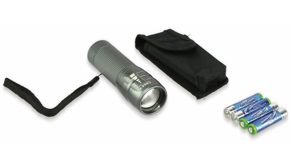 LED-Taschenlampe, WKNF6417, 300lm, grau, 10W - Produktbild 2
