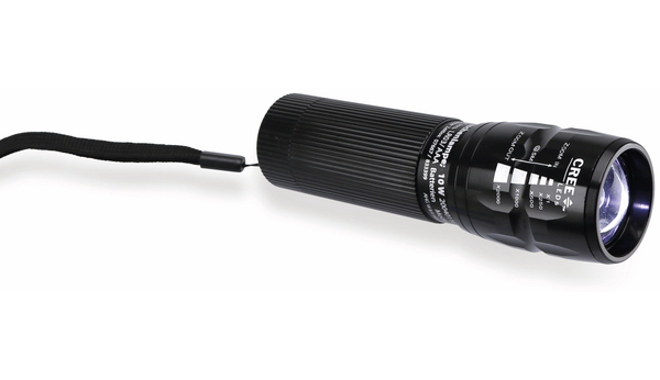 LED-Taschenlampe, WKNF6417, 300lm, schwarz, 10W - Produktbild 3