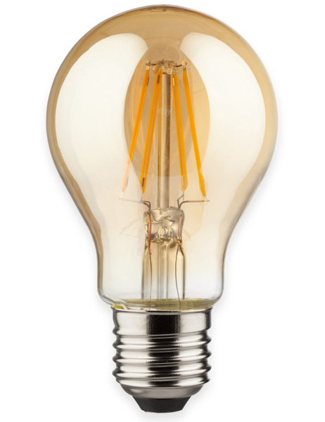 Müller-Licht LED-Filament Birnenform, 400320, EEK: A+, E27, 2000K, gold, dimmbar