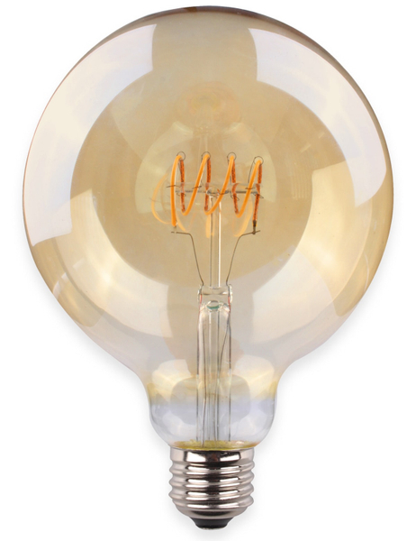 Müller-Licht LED-Lampe, Globe, 400409, Flex G125, EEK: G, 4 W, 245 lm, 2000K, gold