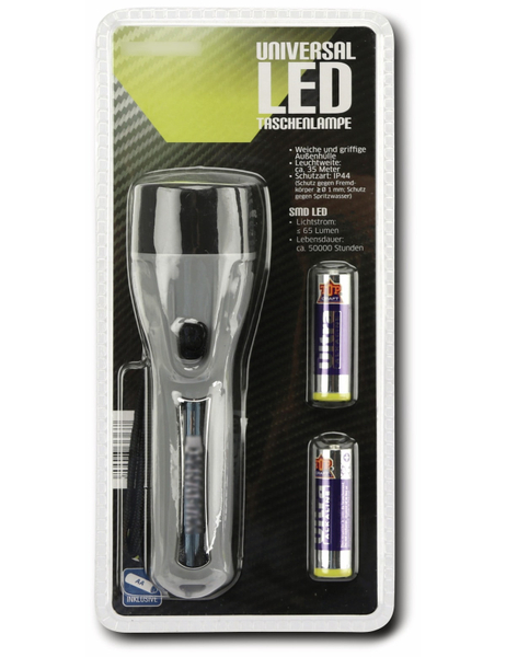 LED-Taschenlampe, LB5205-G, 65lm, grau - Produktbild 2