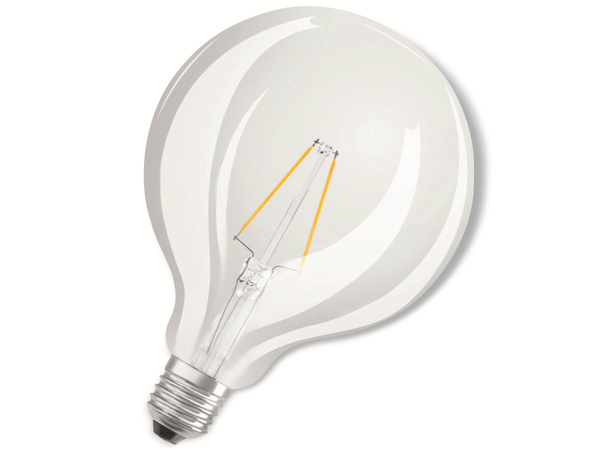 Osram LED-Lampe PARATHOM Retrofit Classic Globe, E27, EEK: A+, 2,5 W, 250 lm, 2700 K