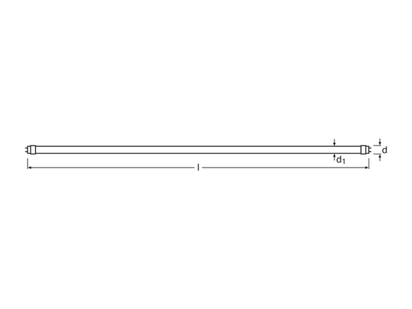 Osram LED-Röhre Substitube Advanced UO HF, G13, EEK: A++, 23 W, 3600 lm, 150 cm, 6500 K, EVG - Produktbild 3