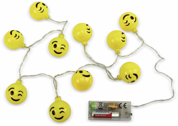 GRUNDIG LED-Sommerlichterkette 10 LEDs, Smiley