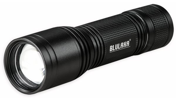 BLULAXA LED-Taschenlampe 47574, 5 W, 230 ml, Alu, schwarz