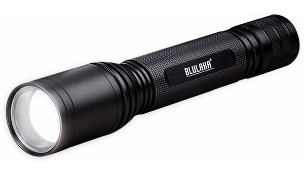 BLULAXA LED-Taschenlampe 47575, 10 W, 580 lm, Alu, schwarz