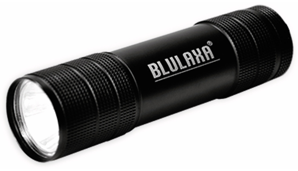 BLULAXA LED-Taschenlampe 48602, 1 W, 120 lm, Alu, schwarz