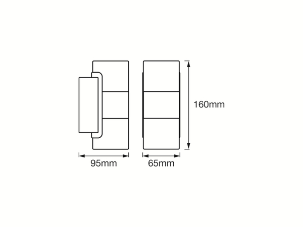 Ledvance LED-Außenleuchte Endura Style Mini, 10 W, 400 lm, 3000 K, Edelstahl - Produktbild 7