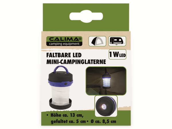 CALIMA CAMPING EQUIPMENT LED Mini Campinglaterne, faltbar - Produktbild 6