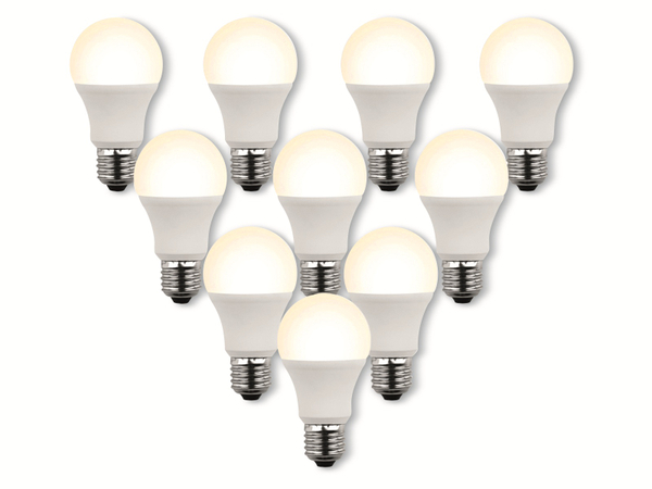 Blulaxa LED-Lampe 49237, A60, E27, EEK: F, 10 W, 1055 lm, 2700 K, 10 Stück - Produktbild 2