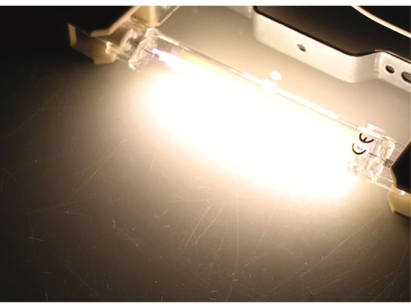 CHILITEC LED-Lampe R7s, EEK: E, 8 W, 950 lm, 4200 K, neutralweiß, COB, 118 mm - Produktbild 3
