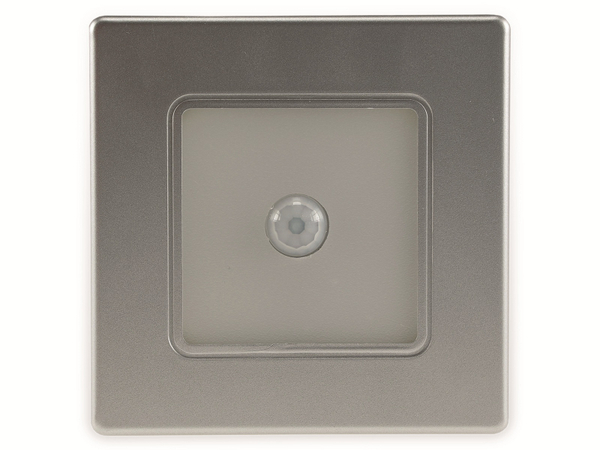 CHILITEC LED-Einbauleuchte EBL 86 PIR, 2,5 W, 3000 K, warmweiß, Rahmen silber - Produktbild 2
