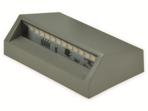 CHILITEC LED-Wandleuchte KWL-98, IP65, 1,5 W, 100 lm, 3000 K, eckig - Produktbild 5