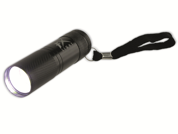 LED-Taschenlampe, Alu, 8 cm, schwarz - Produktbild 2