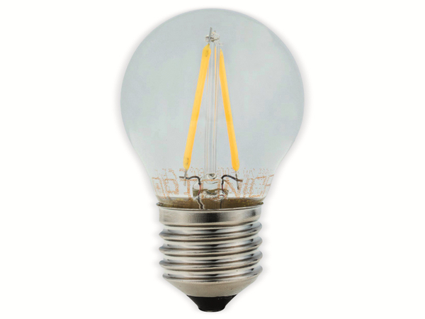 OPTONICA LED-Lampe 1864 Fil, E27, G45, EEK F, 2W, 200lm, 6000K