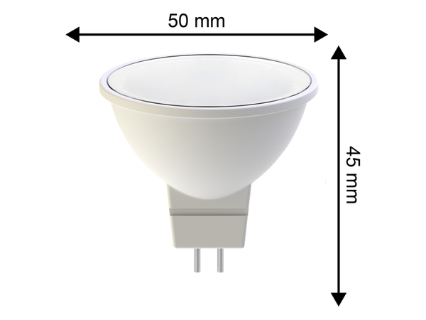BLULAXA LED-Lampe 49122 MR16, GU5.3, EEK: G, 7 W, 540 lm, 2700 K - Produktbild 2