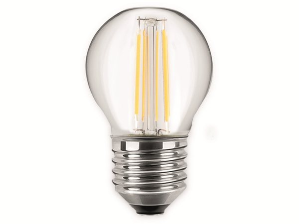 BLULAXA LED-Lampe 49085 Mini Globe Filament, E27, EEK: F, 4,5 W, 470 lm, 2700 K, dimmbar