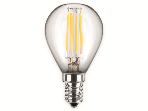 BLULAXA LED-Lampe 49084 Mini Globe Filament, E14, EEK: F, 4,5 W, 470 lm, 2700 K, dimmbar