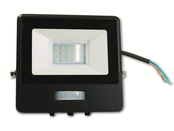V-TAC LED-Fluter, Bewegungsmelder VT-118S-1 (20280) EEK: F, 10W, 735 lm, 3000K, schwarz - Produktbild 6