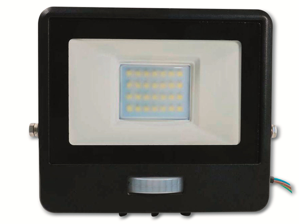 LED-Fluter, Bewegungsmelder VT-128S-1 (20283) EEK: F, 20W, 1510 lm, 3000K, schwarz - Produktbild 6