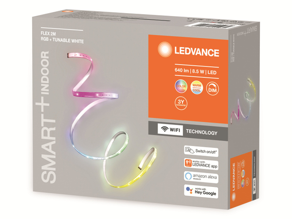LEDVANCE LED-Strip, Indoor, Flex, RGBTW, WiFi, 2m - Produktbild 3